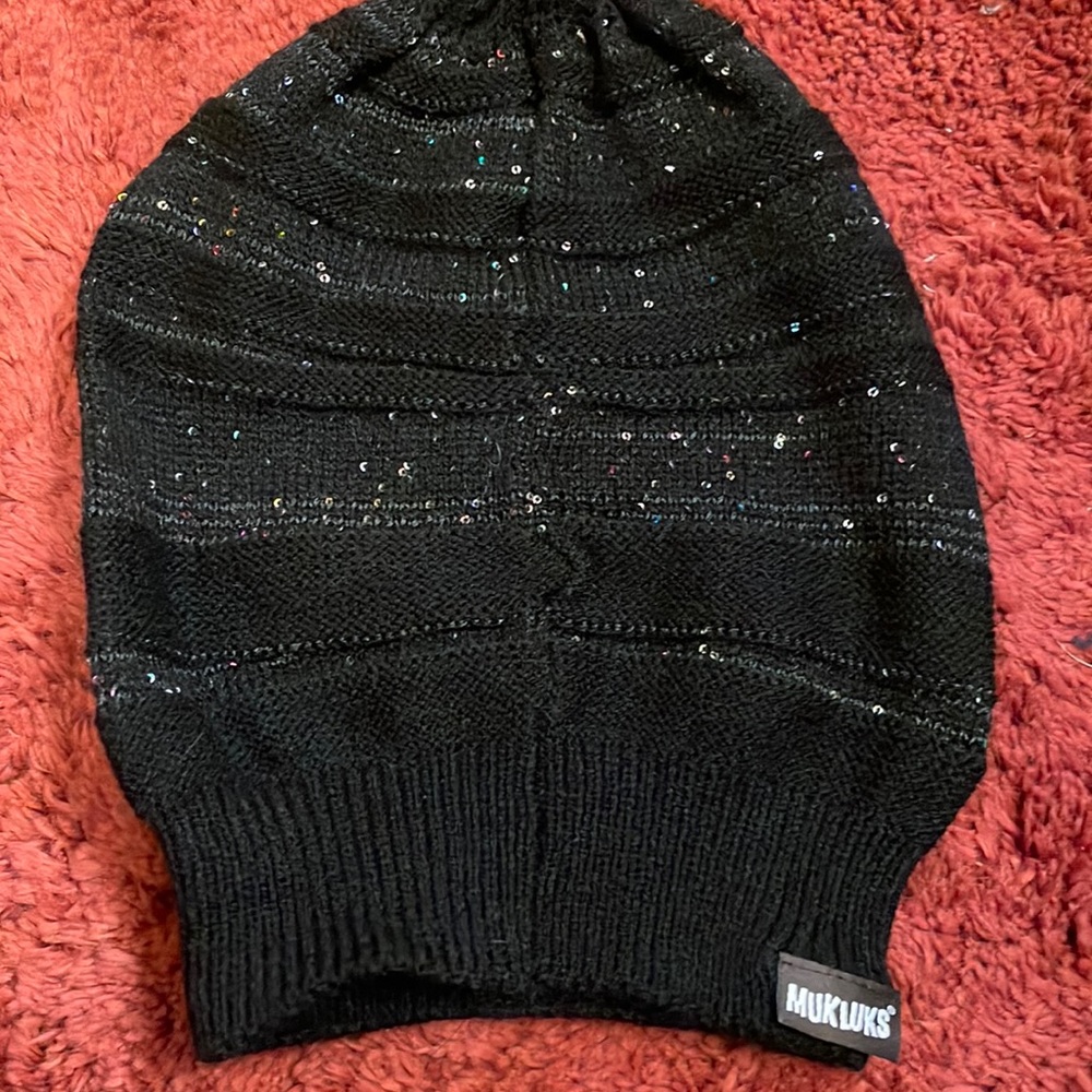 Mike Luks black beanie